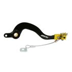 Pedal de freno trasero RFX Pro FT (negro/amarillo) - Suzuki RMZ250 - motoscamaralweb.com