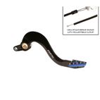 Pedal de freno trasero RFX Pro ST (anodizado duro negro/azul) - Yamaha YZF/WRF 450 - motoscamaralweb.com