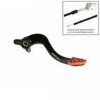 Pedal de freno trasero RFX Pro ST (anodizado duro negro/naranja) - KTM SX/SX-F 125-525 - motoscamaralweb.com
