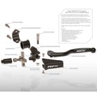 Juego de tornillos de recambio de acero inoxidable M4x8 del conjunto de maneta embrague RFX Pro. 2 unidades (para funda) - motos