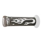 Par puños goma negro/Blanco LLama V PARTS- motoscamaralweb.com