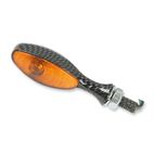 Intermitente mini-ovoide V PARTS carbono / ahumado 21W - motoscamaralweb.com