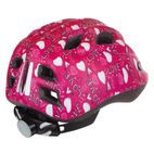 Casco de bicicleta junior POLISPORT Love con luz Led talla S 52/56 cm - motoscamaralweb.com