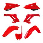 Kit plástica POLISPORT MX Restyling rojo - Honda CR125 / 250 - motoscamaralweb.com