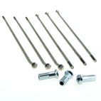 Juego de radios plata para llanta 18 para buje OEM 25 5404 - motoscamaralweb.com