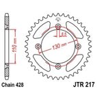 Corona JT SPROCKETS acero estándar 217- Paso 428 - motoscamaralweb.com