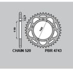 Corona PBR aluminio ultra-light anodizado 4743 - 520 - motoscamaralweb.com