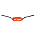 Manillar SCAR O² New CRF/KX Ø28.6mm - Negro / Protector naranja - motoscamaralweb.com