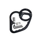 Asidero para depósito de gasolina A-SIDER - Negro - motoscamaralweb.com