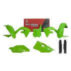 Kit de plástica RACETECH (6 piezas ) - Verde - motoscamaralweb.com