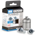 Juego de tapones para los oídos con filtro de ruido Oxford Filter Buds - Ajuste normal - motoscamaralweb.com