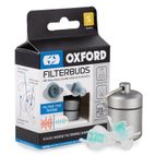 Juego de tapones para los oídos con filtro de ruido Oxford Filter Buds - Ajuste pequeño - motoscamaralweb.com