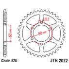 Corona JT SPROCKETS acero estándar 2022 - 525 - motoscamaralweb.com