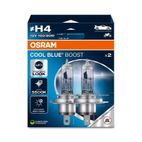 Lámpara OSRAM Cool Blue Boost H4 12V / 100 / 90W - 2 uds - motoscamaralweb.com