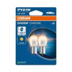 Lámpara OSRAM Diadem PY21W 12V / 21W - 2 uds - motoscamaralweb.com