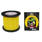 NYLON AMARILLO REDONDO 140M X 4MM OREGON- motoscamaralweb.com