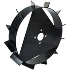 JUEGO DE RUEDAS METALICAS SIN EJES - DIAMETRO 400 A. TRABAJO 100- moto