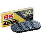 Cadena RK 420MS con 124 eslabones negro - motoscamaralweb.com