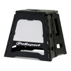 Caballete plegable de plástico Polisport blanco 8981500006 - motoscamaralweb.com