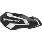 Paramanos POLISPORT MX Flow negro / blanco - Kawasaki KX250F / 450F - motoscamaralweb.com