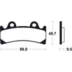 Pastillas de freno Tecnium MRR183 Sinterizadas competición - motoscamaralweb.com