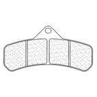 Juego de pastillas sinterizadas CL BRAKES (2586XBK5) - motoscamaralweb.com