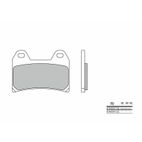 Pastillas de freno sinterizadas Brembo 07HO47SA - motoscamaralweb.com