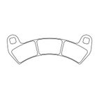 Juego de pastillas sinterizadas CL BRAKES (1247ATV1) - motoscamaralweb.com