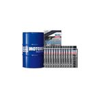 Pack bidón de aceite 60L LIQUI MOLY - 10W40 HC sintético + 12 limpia motores 250ml - motoscamaralweb.com