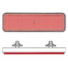 Catadióptrico rectangular trasero V PARTS - motoscamaralweb.com