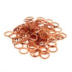 Arandela cobre 12X16X1.5 Bolsa de 100 piezas R120160GC/100 - motoscamaralweb.com