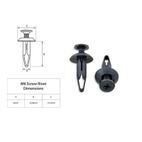 Remache plástico M6 BOLT - motoscamaralweb.com