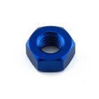 Tuerca plana de Aluminio Pro-Bolt M6 LFN6B Azul - motoscamaralweb.com