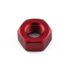 Tuerca plana de Aluminio Pro-Bolt M6 LFN6R Rojo - motoscamaralweb.com
