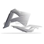 Tapas de radiador POLISPORT blanco Gas Gas - motoscamaralweb.com