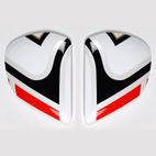 Cubiertas laterales ARAI EDWARDS LEGEND Blanco (Compatible sistema VAS