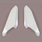 Ventilación lateral ARAI (DUCT-4/COWL VENT-3). Blanco Diamante- motosc