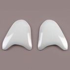 Cubiertas Laterales ARAI (Sistema VAS-Z). Blanco- motoscamaralweb.com