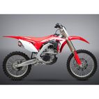 Linea completa escape doble Yoshimura Signature RS-9. inox. Silencioso inox y tapa carbono. CRF250R - motoscamaralweb.com