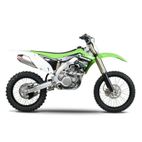 Linea completa escape Yoshimura Signature RS-4E. inox. Silencioso aluminio. Kawasaki KX450F - motoscamaralweb.com