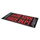 Alfombra paddock RST Race Dept Negro/Rojo 100 x 200 cm - motoscamaralweb.com