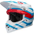Casco BELL Moto-9S Flex - Banshee Gloss White/Red - motoscamaralweb.com