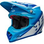 Casco BELL Moto-9S Flex - Rail Gloss Blue/White- motoscamaralweb.com