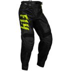 Pantalón infantil FLY RACING F-16 - Negro / Verde Neón / Gris Claro - motoscamaralweb.com