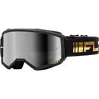 Gafas FLY RACING Zone - Negro / Oro - Lente Silver Mirror / Ahumado - motoscamaralweb.com