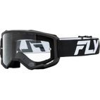 Gafas FLY RACING Focus - Negro / Blanco - Lente Transparente - motoscamaralweb.com