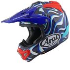 Casco ARAI MX-V EVO Stream - Azul- motoscamaralweb.com
