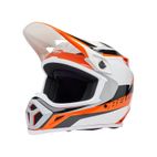 Casco BELL MX-9 Mips - Rift Gloss Orange/White- motoscamaralweb.com