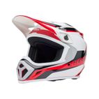Casco BELL MX-9 Mips - Rift Gloss Red/White- motoscamaralweb.com