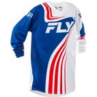 Camiseta infantil FLY RACING F-16 - Rojo / Blanco / Azul - motoscamaralweb.com